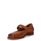 Ballerina in pelle con cinturino cuoio | Boscaini Scarpe