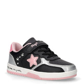Sneaker in ecopelle bambina nero | Boscaini Scarpe