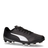 Vitoria II FG/AG scarpa da calcio in ecopelle nero bianco - Calcio Bambino | Boscaini Scarpe