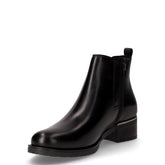 Stivaletto in pelle con zip nero | Boscaini Scarpe