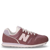 373 sneaker in pelle scamosciata e tessuto marrone rosa | Boscaini Scarpe
