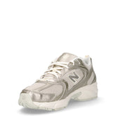 530 sneaker in ecopelle e tessuto oro metallizzato | Boscaini Scarpe