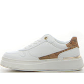 Sneaker con platform junior bianco geo beige - Scarpe Bambina | Boscaini Scarpe