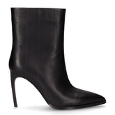 Tronchetto in pelle con zip nero | Boscaini Scarpe