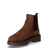 Stivaletto in pelle scamosciata marrone | Boscaini Scarpe