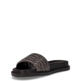 Ciabatta con strass black pewter | Boscaini Scarpe