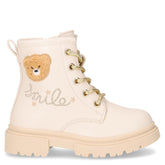 Anfibio bambina in ecopelle beige - Anfibi Bambina | Boscaini Scarpe