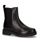 Stivaletto in pelle e tessuto con zip nero - CAPRICE | Boscaini Scarpe