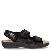 Sandalo comfort nero snaker - Comfort Donna | Boscaini Scarpe