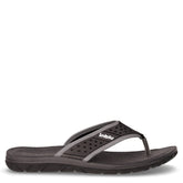 Infradito in tessuto nero grigio | Boscaini Scarpe