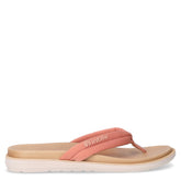 Ciabatta infradito in tessuto e gomma rosa | Boscaini Scarpe