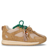 Sneaker in tessuto cammello | Boscaini Scarpe