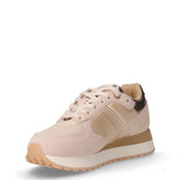 TRAVIS AUTHENTIC Sneaker in pelle e tessuto beige bronzo | Boscaini Scarpe