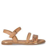 Sandalo bambina in ecopelle geo beige - 1°CLASSE | Boscaini Scarpe