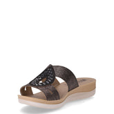 Ciabatta in ecopelle con strass canna di fucile | Boscaini Scarpe