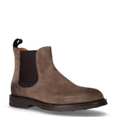 Stivaletto beatles in pelle scamosciata visone | Boscaini Scarpe