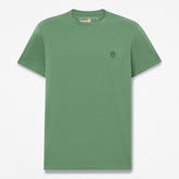 OYSTER RIVER CHEST LOGO SS TEE t-shirt in cotone verde | Boscaini Scarpe