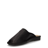 Ciabatta da casa in tessuto nero | Boscaini Scarpe