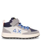 Boy's genius mid sneaker da bambino in ecopelle grigio - Sneakers Bambino | Boscaini Scarpe