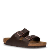 Arizona ciabatta in pelle marrone scuro - BIRKENSTOCK | Boscaini Scarpe