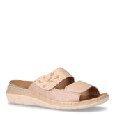 Dasa ciabatta in pelle con zeppa beige - Comfort Donna | Boscaini Scarpe