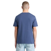 FRONT GRAPHIC SHORT SLEEVE TEE t-shirt in cotone blu oceano - Abbigliamento Uomo | Boscaini Scarpe