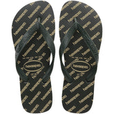 Top Logomania Essential infradito olive green - Infradito Uomo | Boscaini Scarpe