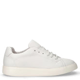 Sneaker in pelle bianco vanilla | Boscaini Scarpe