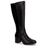 Stivale in ecopelle con tacco nero - Stivali Con Tacco Donna | Boscaini Scarpe