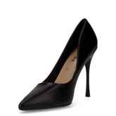 Décolleté a punta in ecopelle nero | Boscaini Scarpe