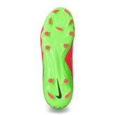 Phantom 6 Low Academy scarpa da calcio in ecopelle rosso verde fluo | Boscaini Scarpe