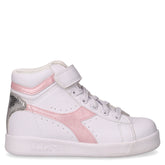 Game P High Ballet sneaker bambina in ecopelle bianco rosa - Sneakers Bambina | Boscaini Scarpe