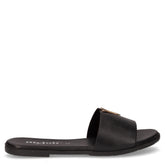 Ciabatta in pelle nero | Boscaini Scarpe