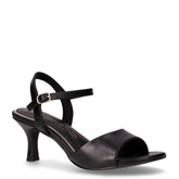 Sandalo in ecopelle con tacco nero | Boscaini Scarpe
