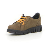 Stringata casual kaki ocra | Boscaini Scarpe