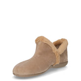 Pantofola in tessuto beige | Boscaini Scarpe