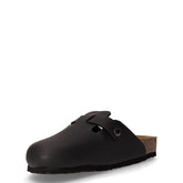 Ciabatta in ecopelle nero | Boscaini Scarpe