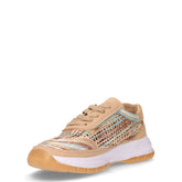 Sneaker in ecopelle e tessuto multicolor | Boscaini Scarpe