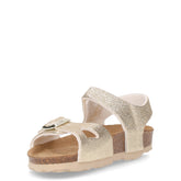 Luce sandalo da bambina platino | Boscaini Scarpe