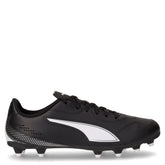 Vitoria II FG/AG scarpa da calcio in ecopelle nero bianco | Boscaini Scarpe