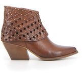 Stivaletto camperos a punta con tacco cuoio - Mid Season Sale Stivaletti Donna | Boscaini Scarpe