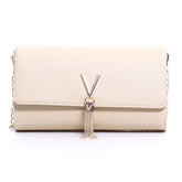 Divina pochette con tracolla ecru - VALENTINO | Boscaini Scarpe
