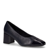 Décolleté in pelle navy scuro | Boscaini Scarpe