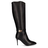 Stivale in ecopelle con tacco nero - Stivali Con Tacco Donna | Boscaini Scarpe