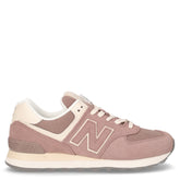 574 sneaker in pelle e tessuto marrone - Sneakers Donna | Boscaini Scarpe