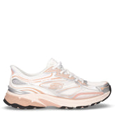 Stamina Sport sneaker slip ins in tessuto ed ecopelle bianco argento rosa - Sneakers Donna | Boscaini Scarpe