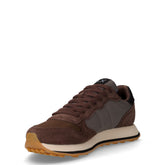 Jaki 2.0 sneaker in pelle e tessuto marrone | Boscaini Scarpe