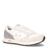 Ally studs sneaker da ragazza in ecopelle bianco panna - SUN68 | Boscaini Scarpe